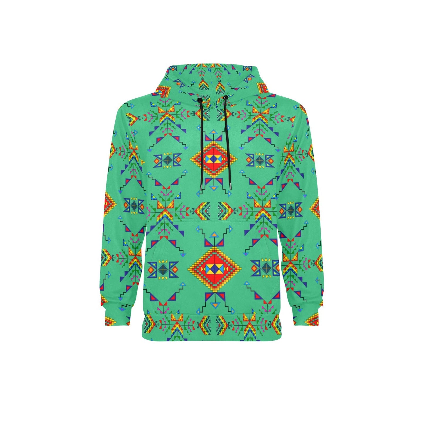 Buffalo Jump Sage Men's Long Sleeve Fleece Hoodie