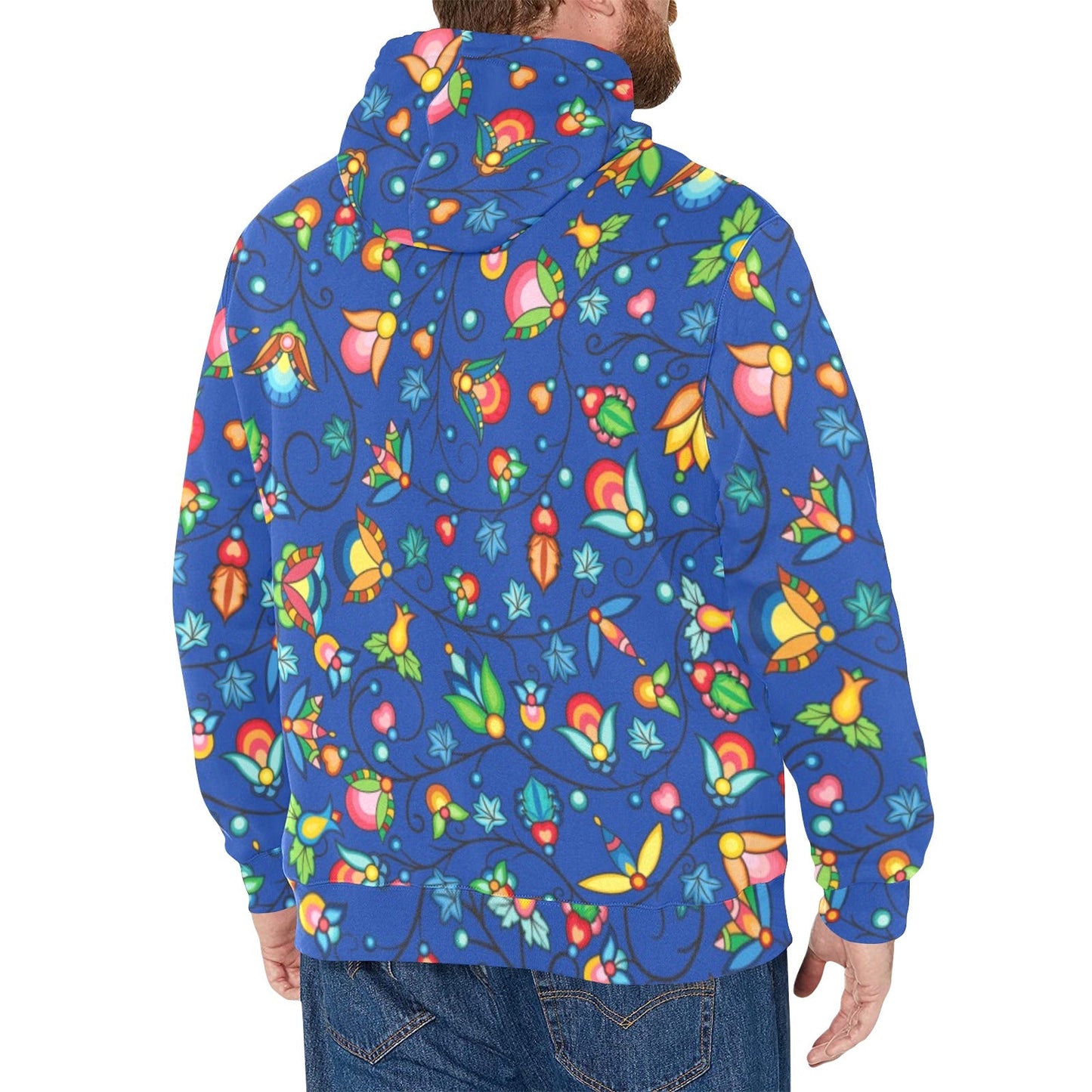 Prairie Plains Spirit Nightfall Men's Long Sleeve Fleece Hoodie