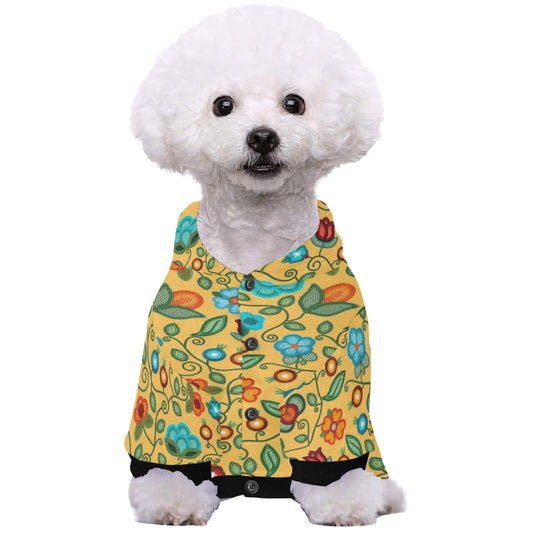 Prairie Fire Petals Honey Pet Hoodie