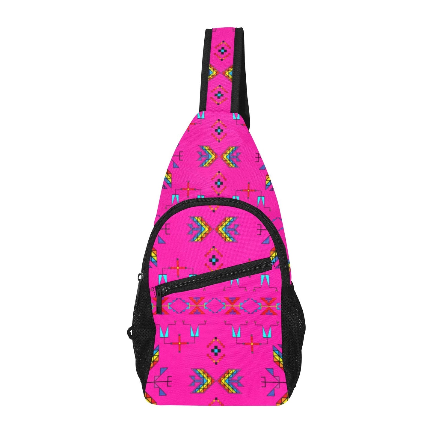 Rainy Chief Rainbow Hot Pink Chest Bag