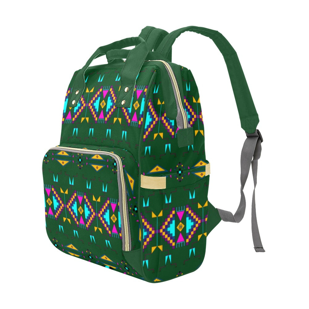 Rite of Passage Squash Leaf Multi-Function Diaper Backpack