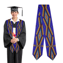 Load image into Gallery viewer, Diamond in the Bluff Blue Graduation Stole
