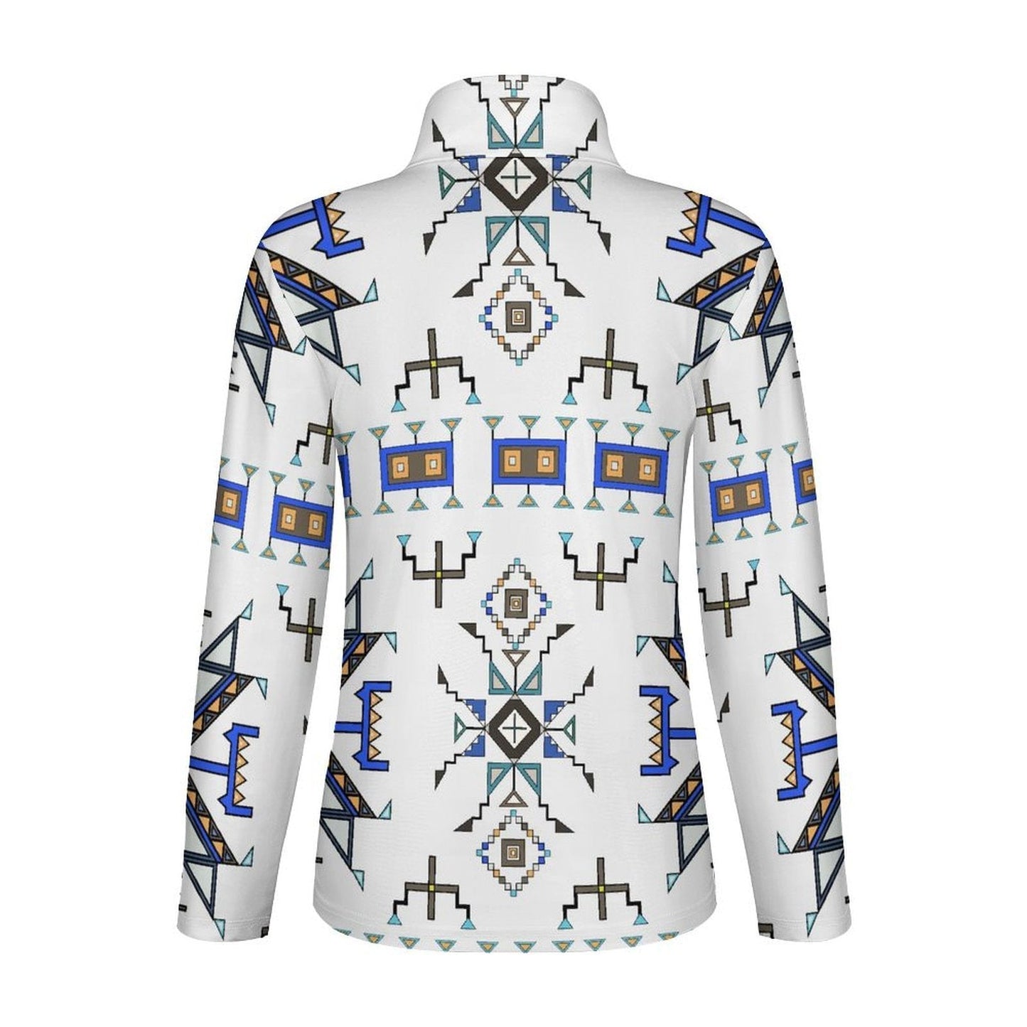Eagle Strike White Long Sleeve Yoga Shirt