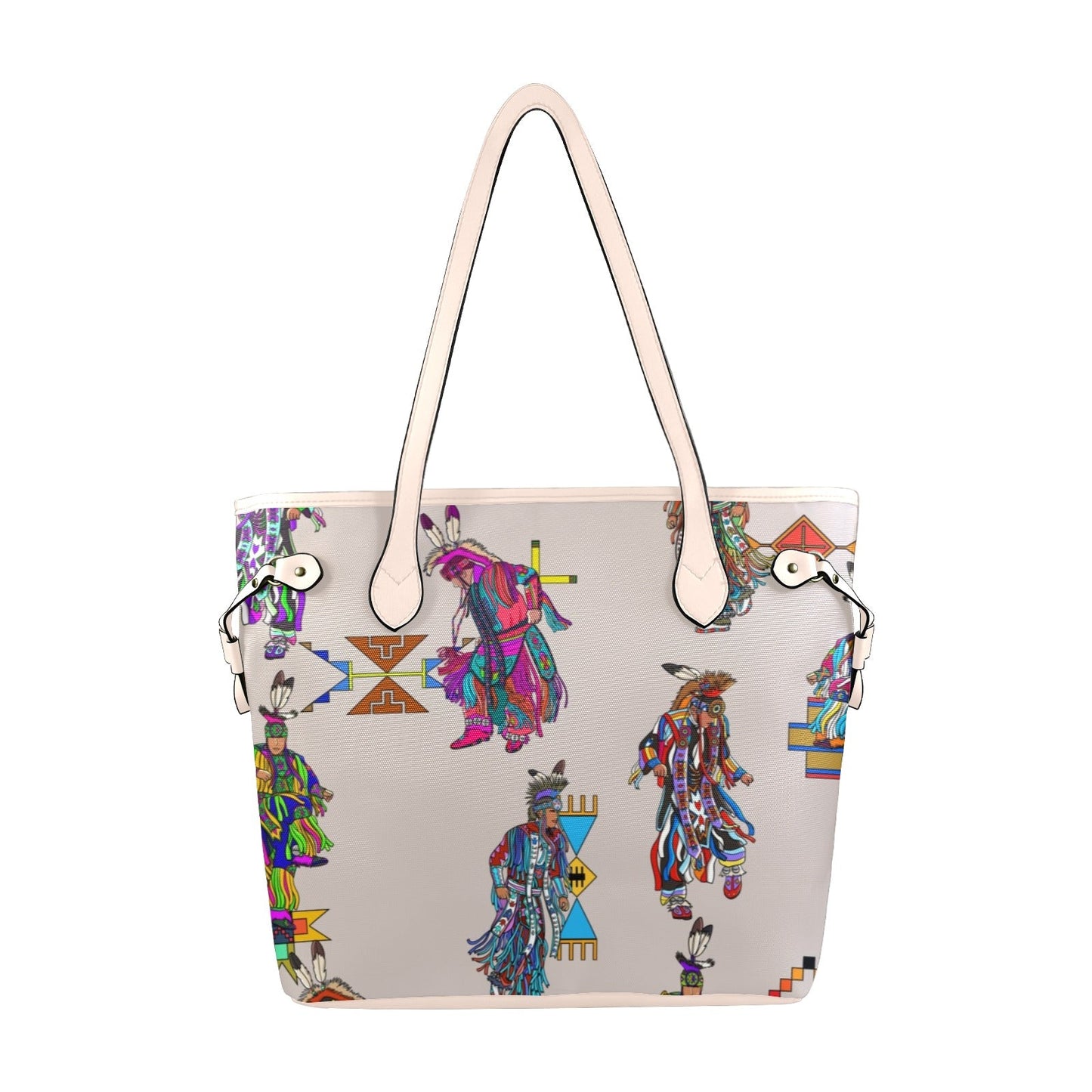 Men's Grass Dancers Muslin Clover Canvas Tote Bag