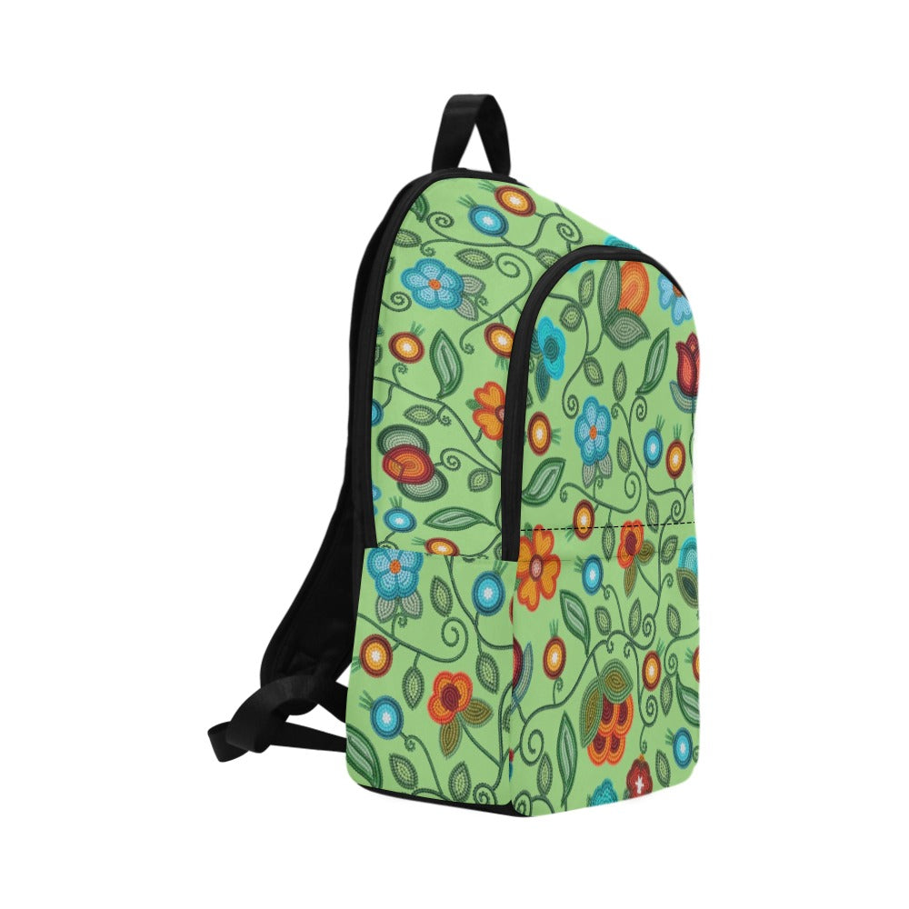 Prairie Fire Petals Sage Backpack