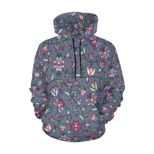 Amber Evening Garland Blue Hoodie for Men