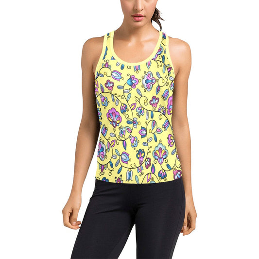 Autumn Bundle Blessing Yellow Women's Racerback Tank Top