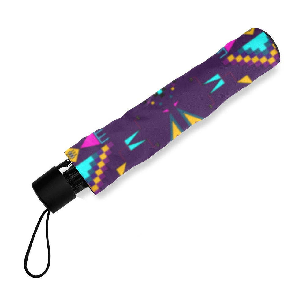 Rite of Passage Dark Purple Foldable Umbrella