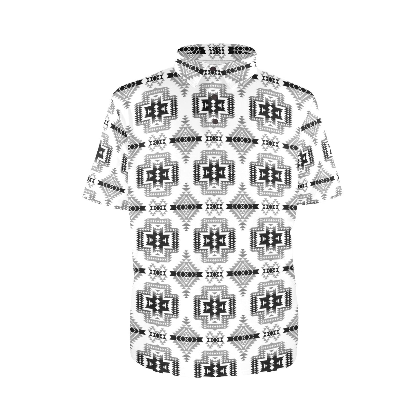 Pretty Blanket White and Black Polo Shirt