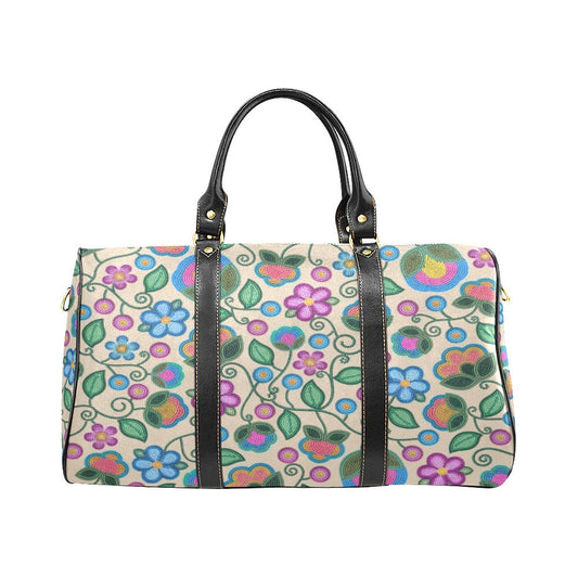 Turquoise Sunbeam Cream Small Travel Bag