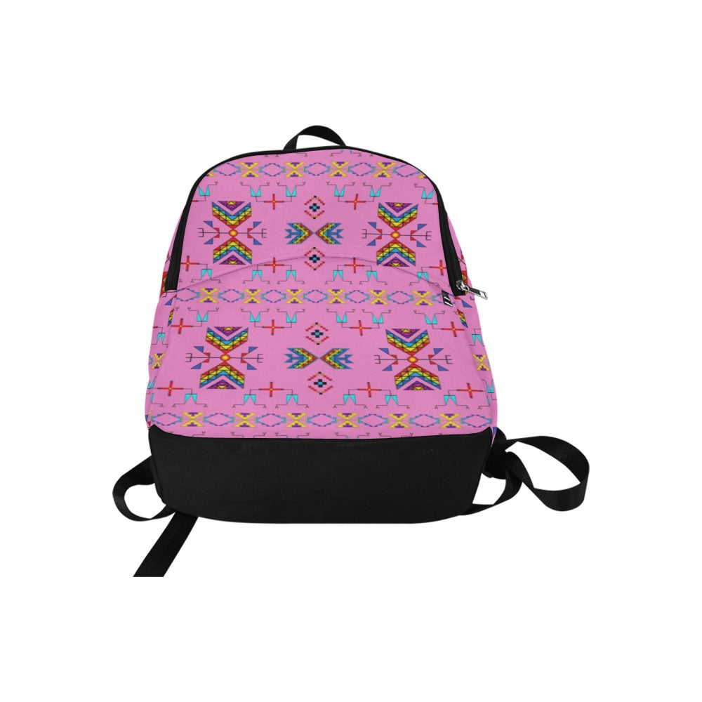 Rainy Chief Rainbow Blush Fabric Backpack for Adult