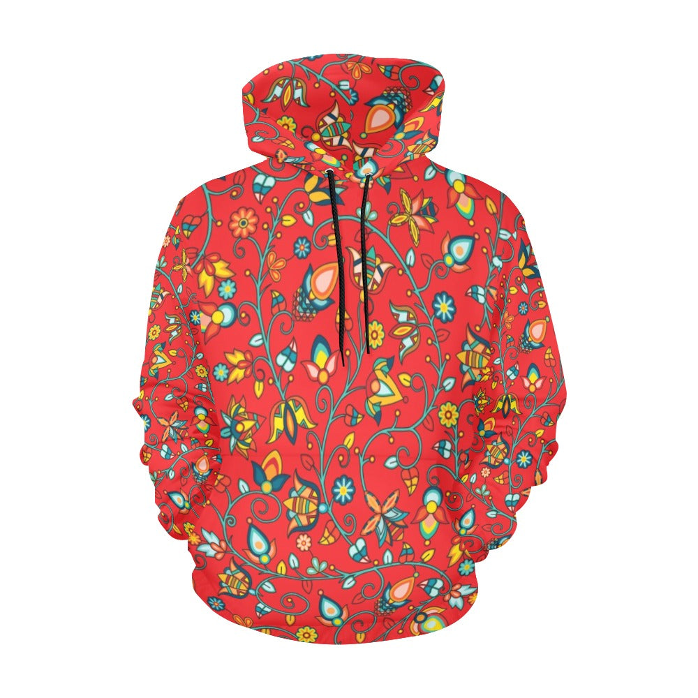 Thorny Path Red Hoodie for Women