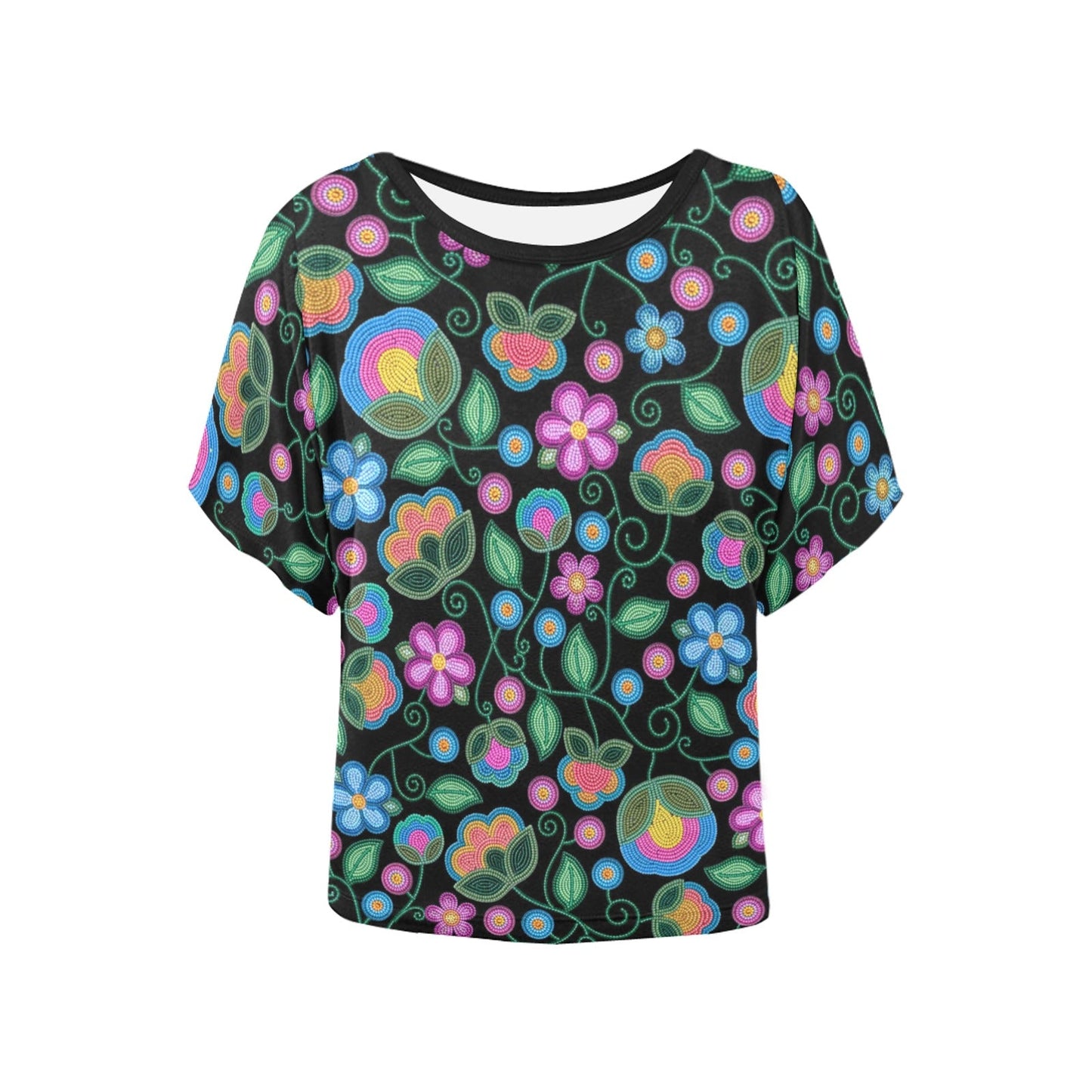 Turquoise Sunbeam Batwing Blouse