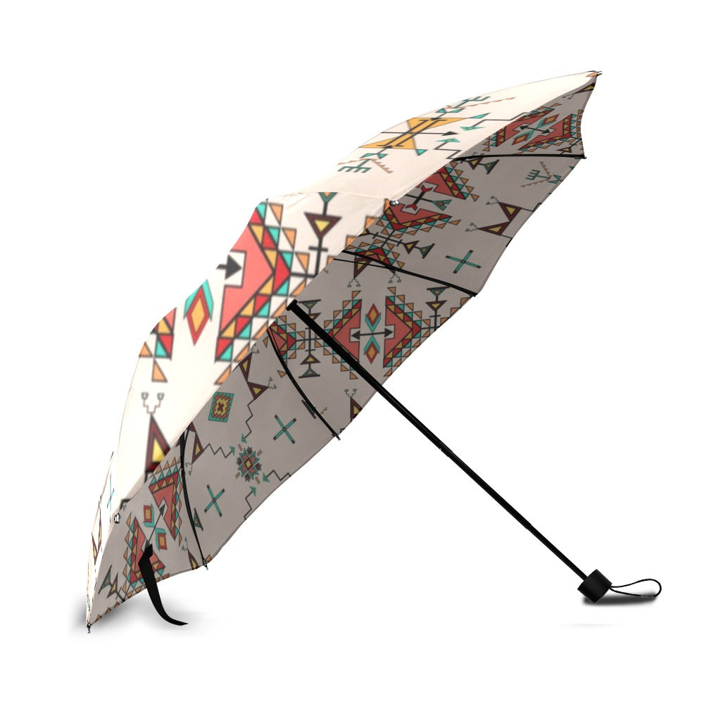 Thunder Flight Cream Foldable Umbrella