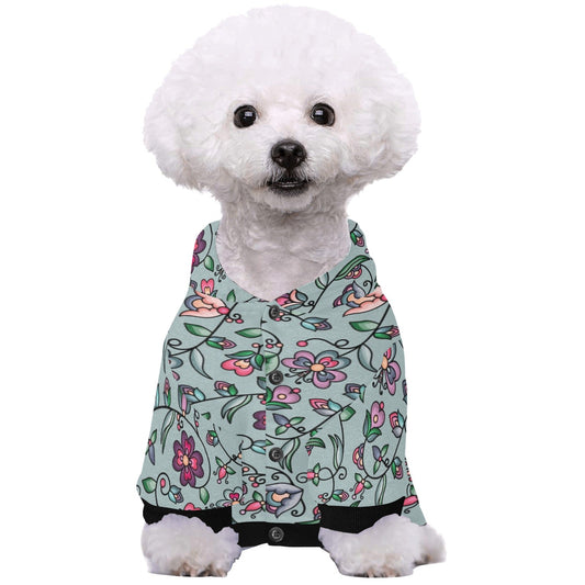 Amber Evening Garland Turquoise Pet Dog Hoodie