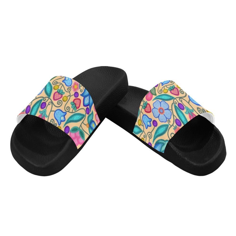 Sweet Offering Cream Slide Sandals