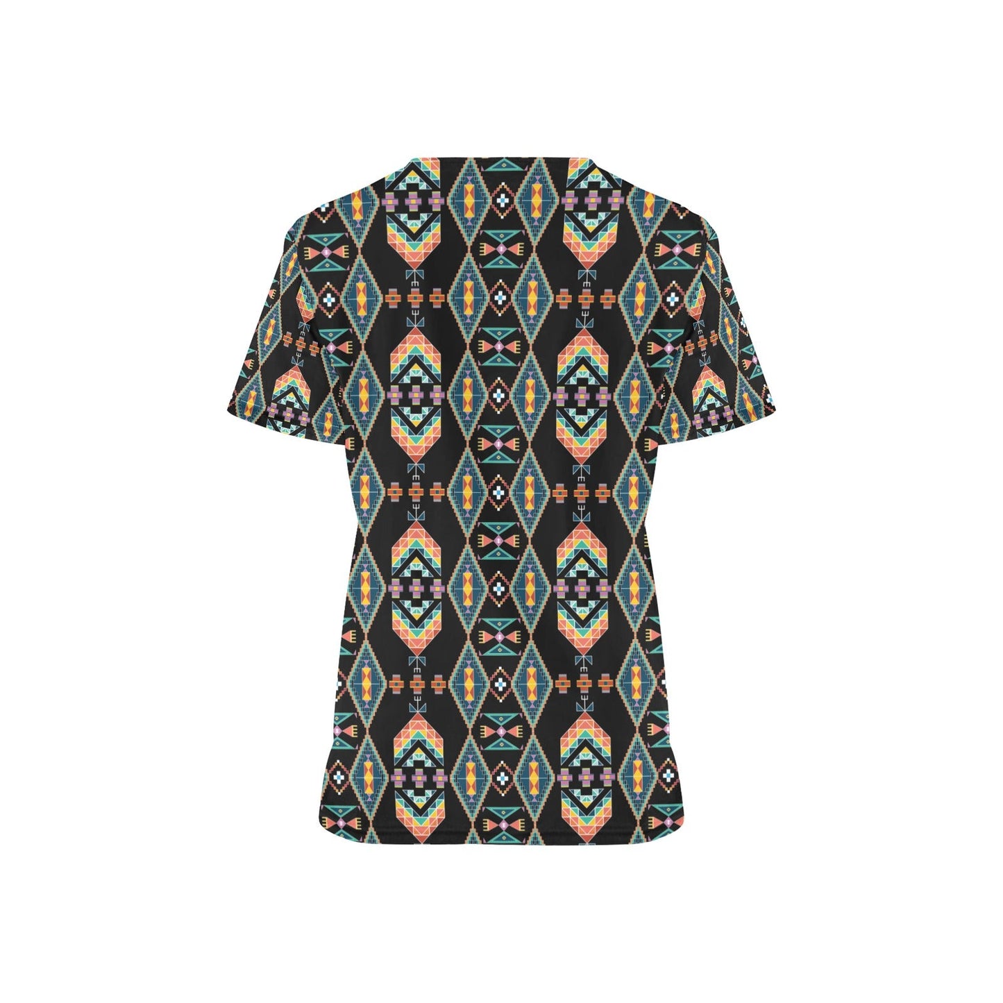 Travois Tipi Black Scrub Top