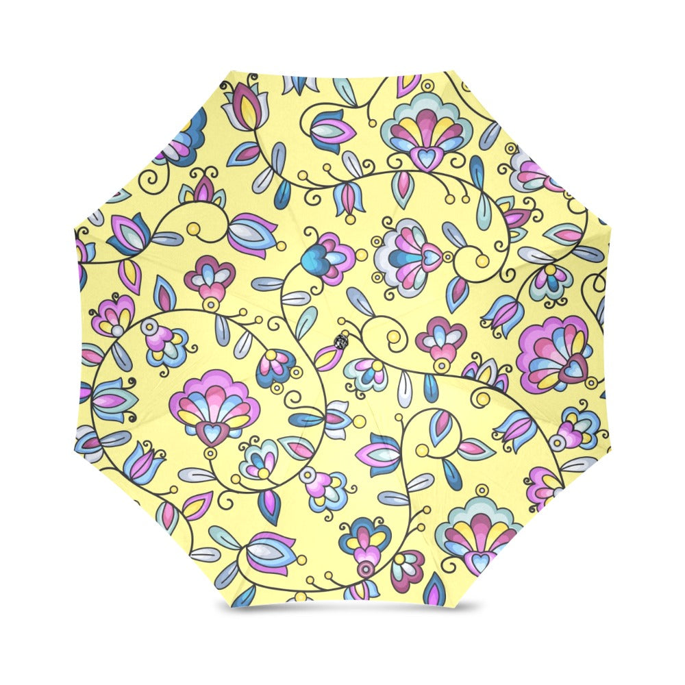 Autumn Bundle Blessing Yellow Foldable Umbrella
