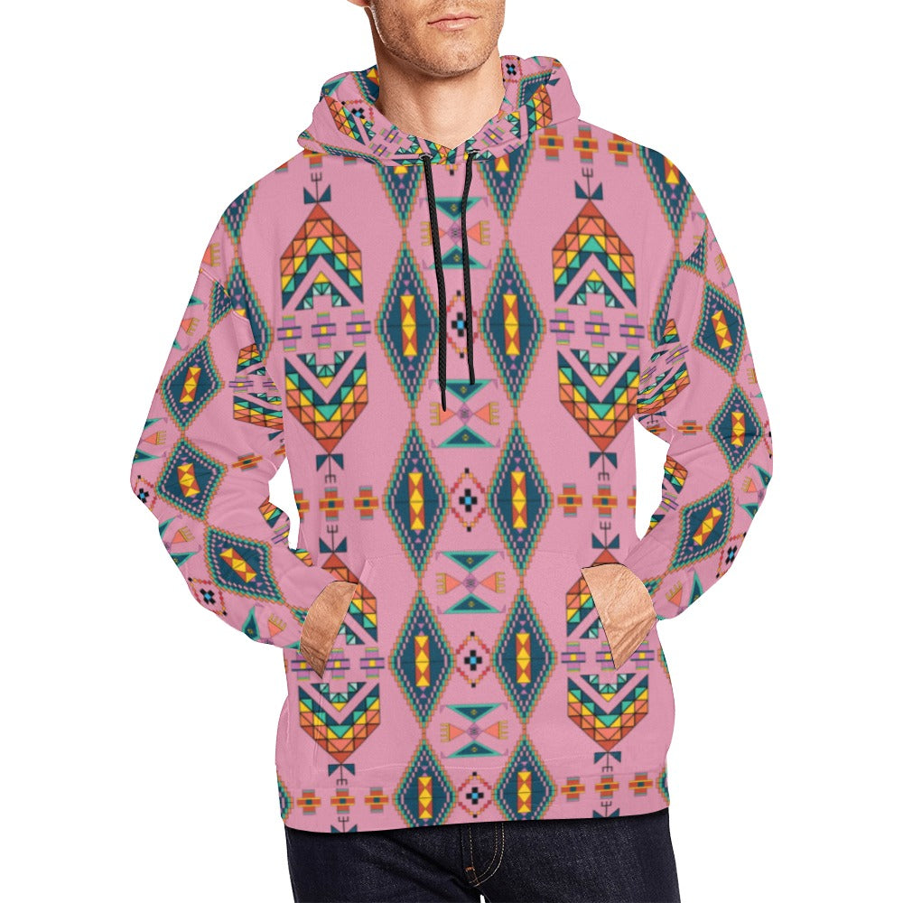 Travois Tipi Dusky Sunset Hoodie for Men