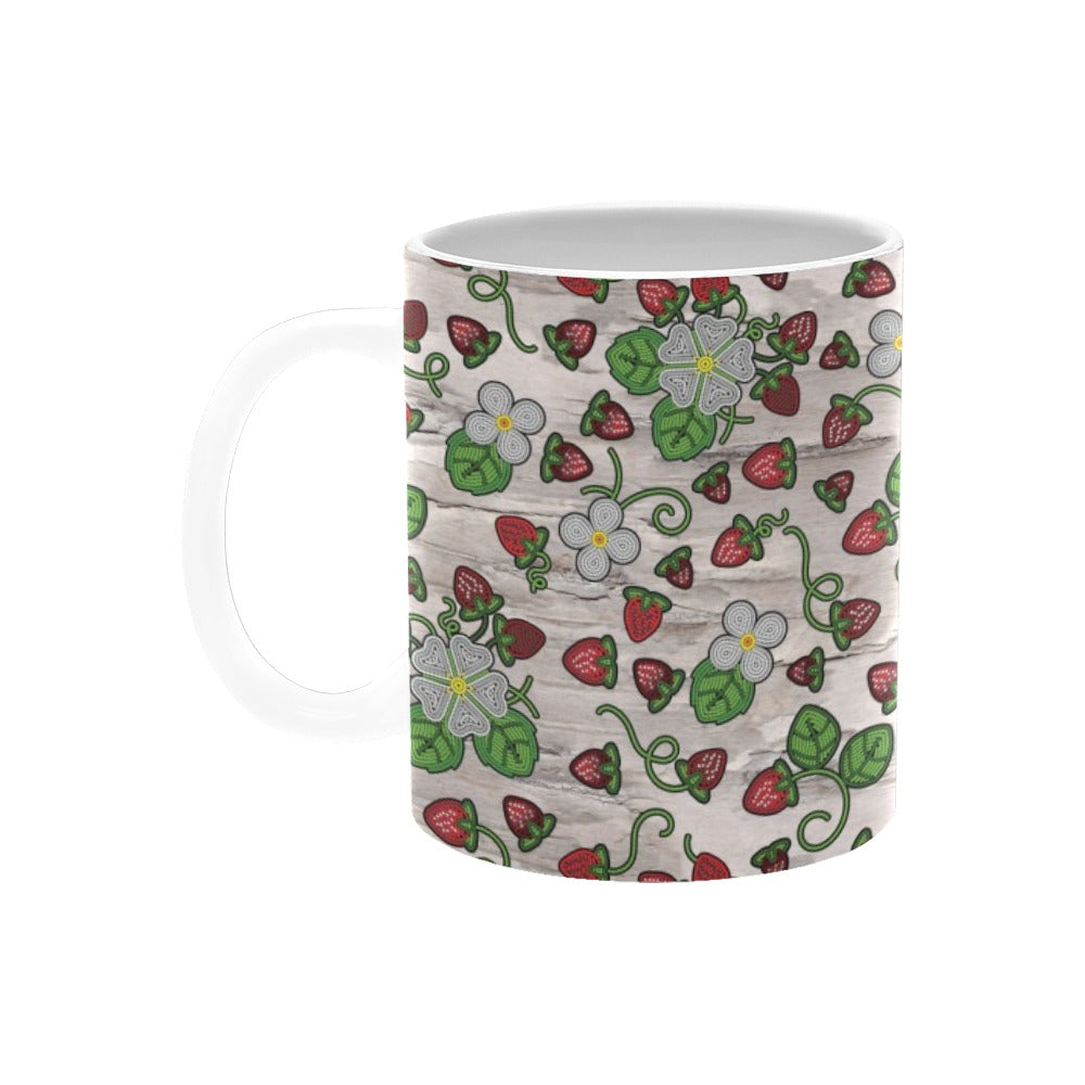 Strawberry Dreams Bright Birch Mug