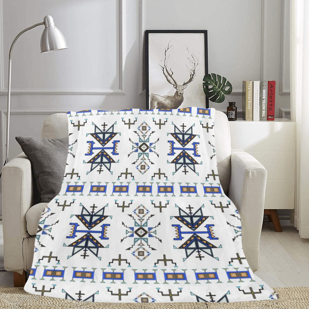 Eagle Strike White X-Large Micro Fleece Blanket
