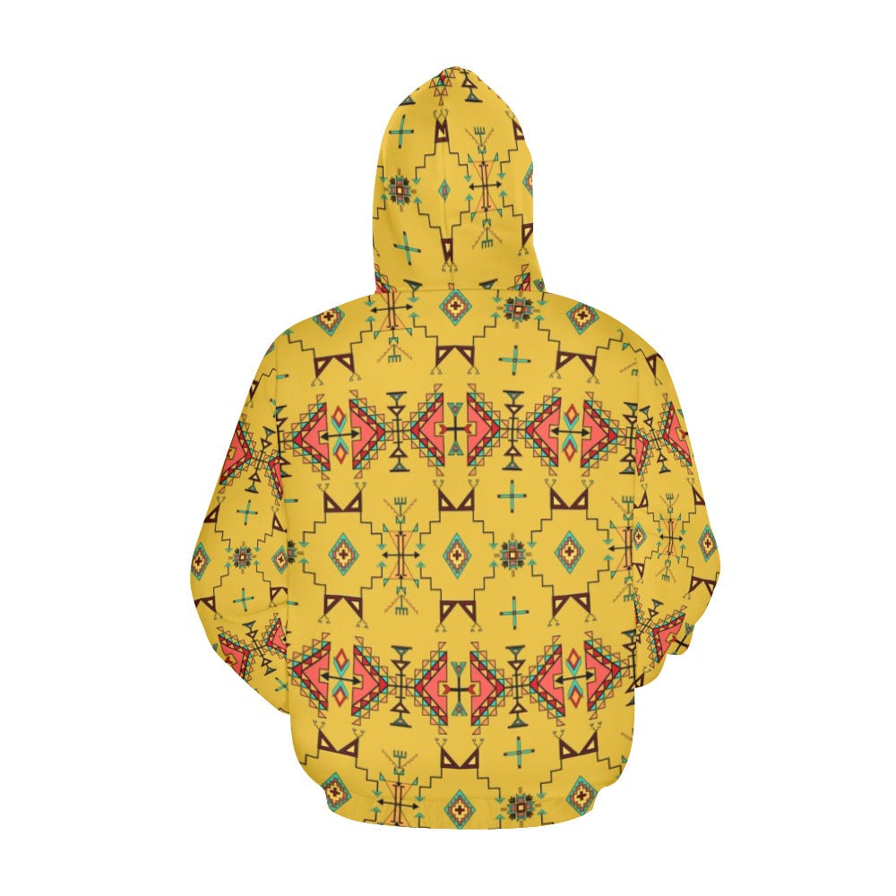 Thunder Flight Yellow Hoodie for Women