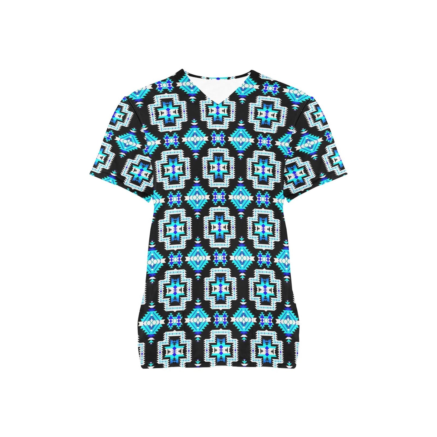 Pretty Blanket Cool Sky Scrub Top