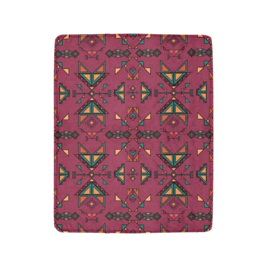 Arrow dawn Maroon Ultra-Soft Micro Fleece Blanket 40"x50"