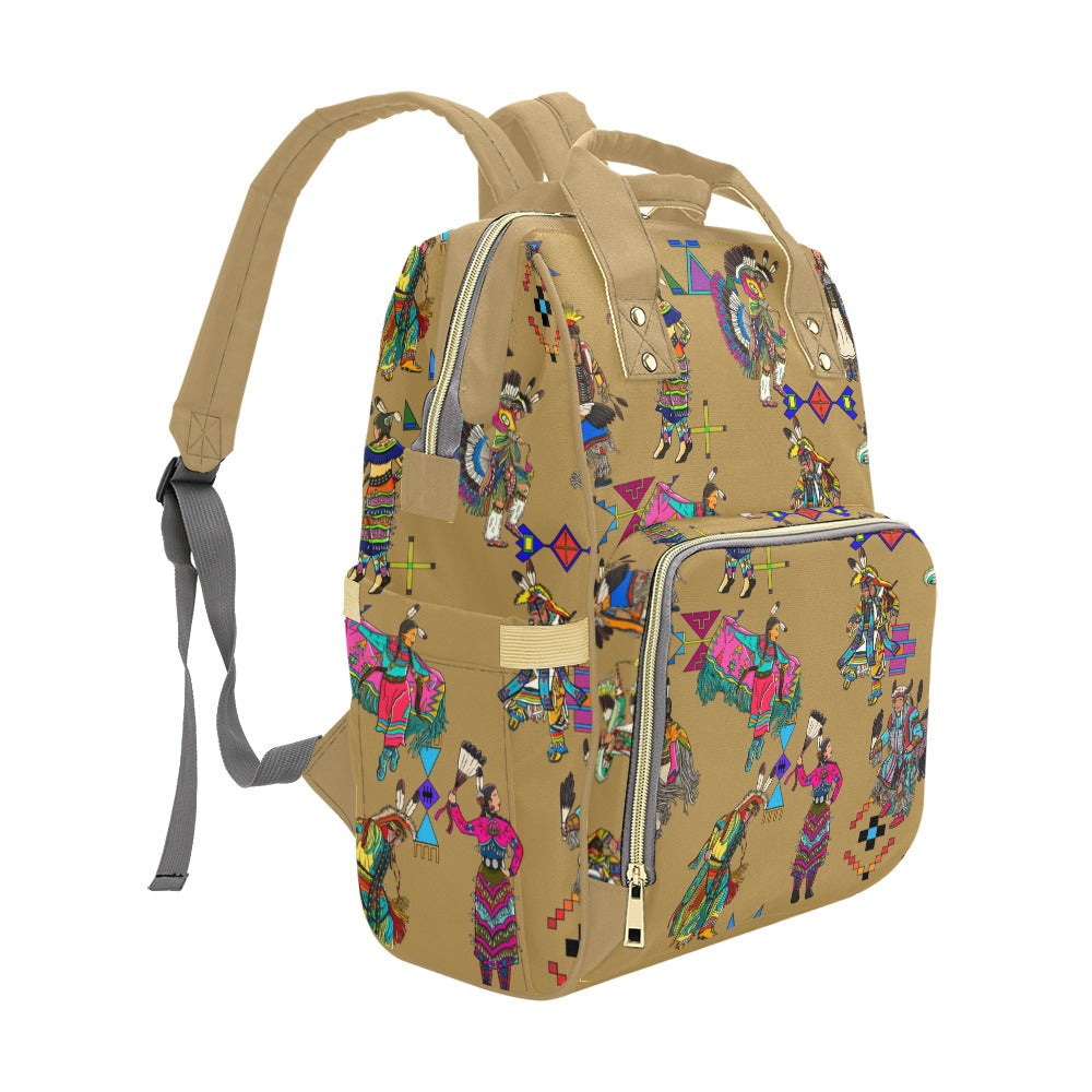 Grand Entry Dancers Earth Multi-Function Diaper Backpack