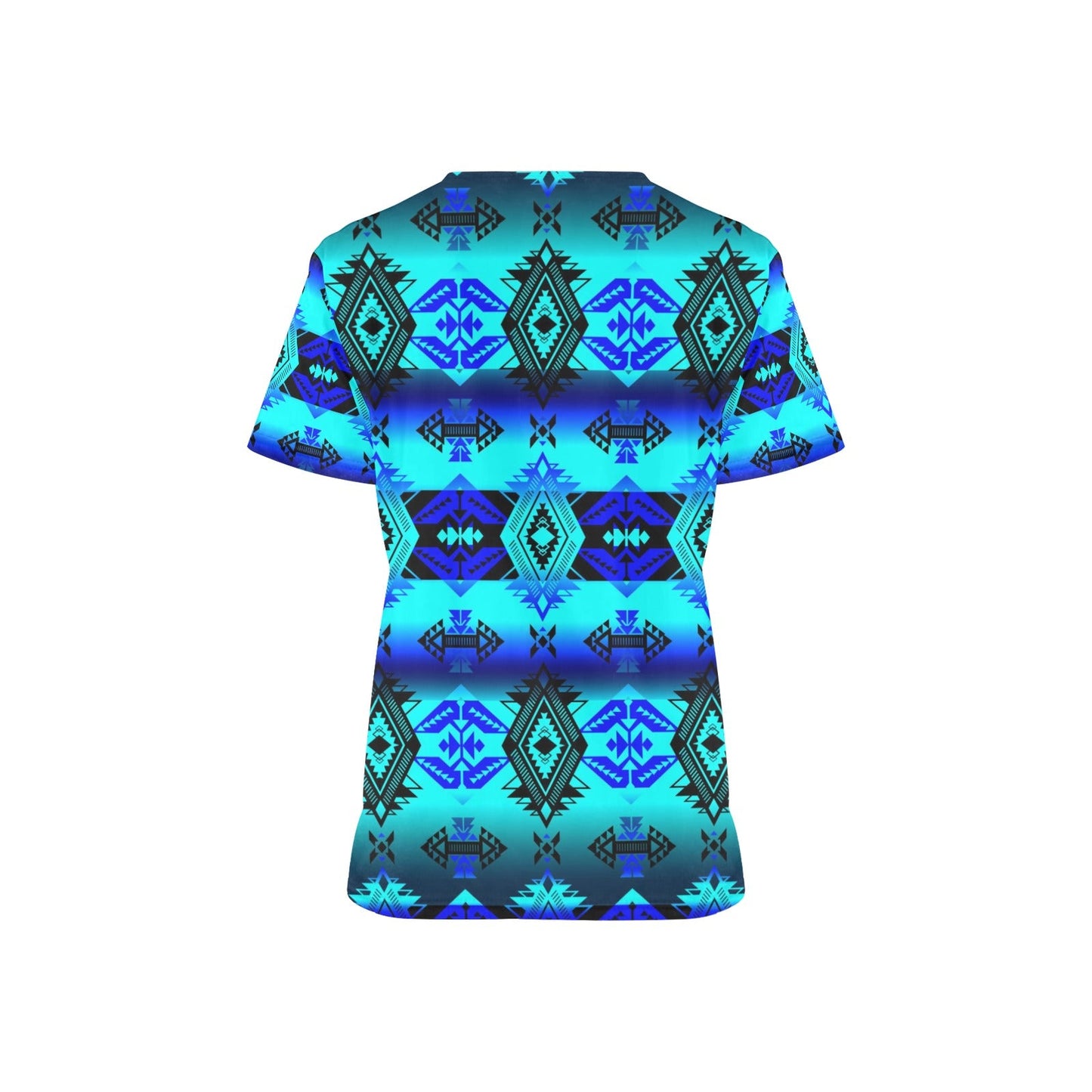 Sovereign Nation Midnight Scrub Top