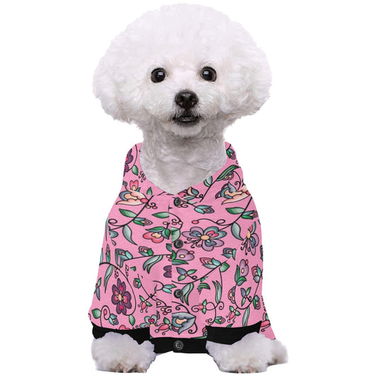 Amber Evening Garland Pink Pet Dog Hoodie