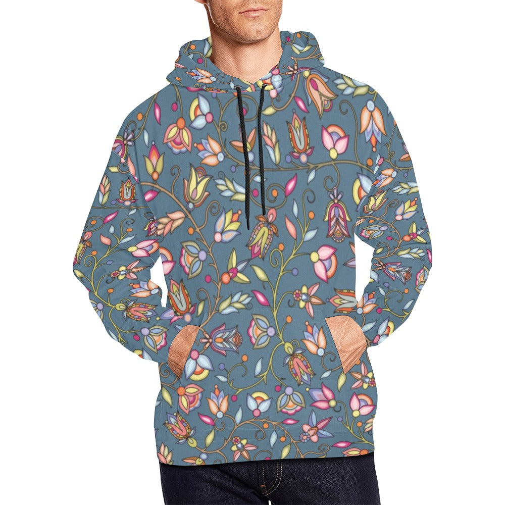 Buffalo Bloom Rainstorm Hoodie for Men