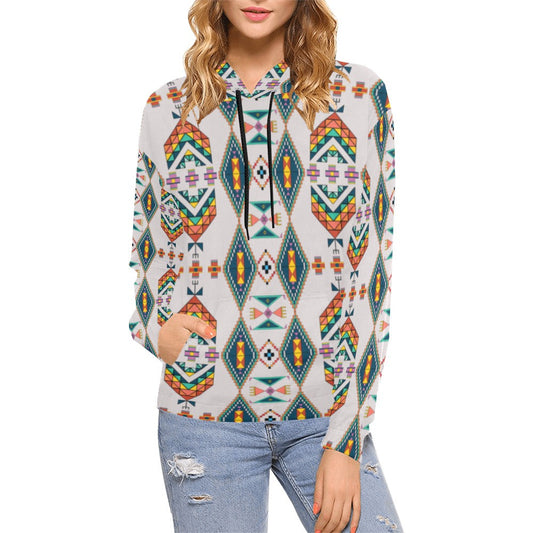 Travois Tipi Grey Hoodie for Women