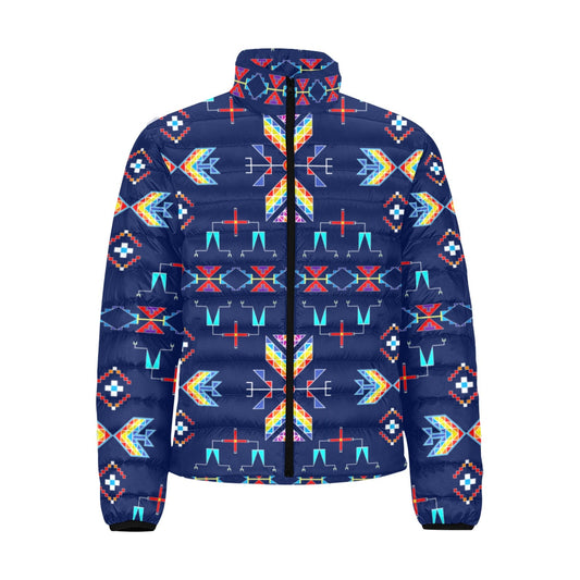 Rainy Chief Rainbow Night Lake Padded Jacket