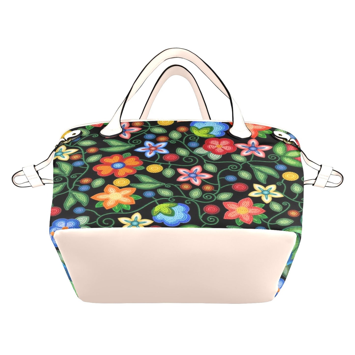 Morning Harmony Black Clover Canvas Tote