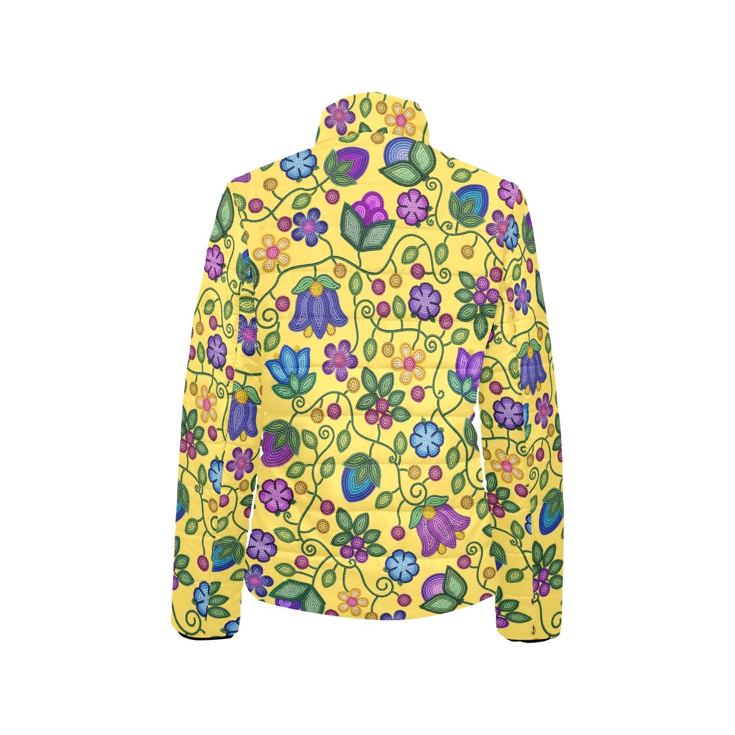 Bloom Uplift Yellow Stand Collar Jacket