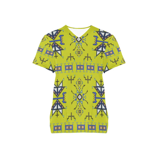 Eagle Strike Lime Scrub Top