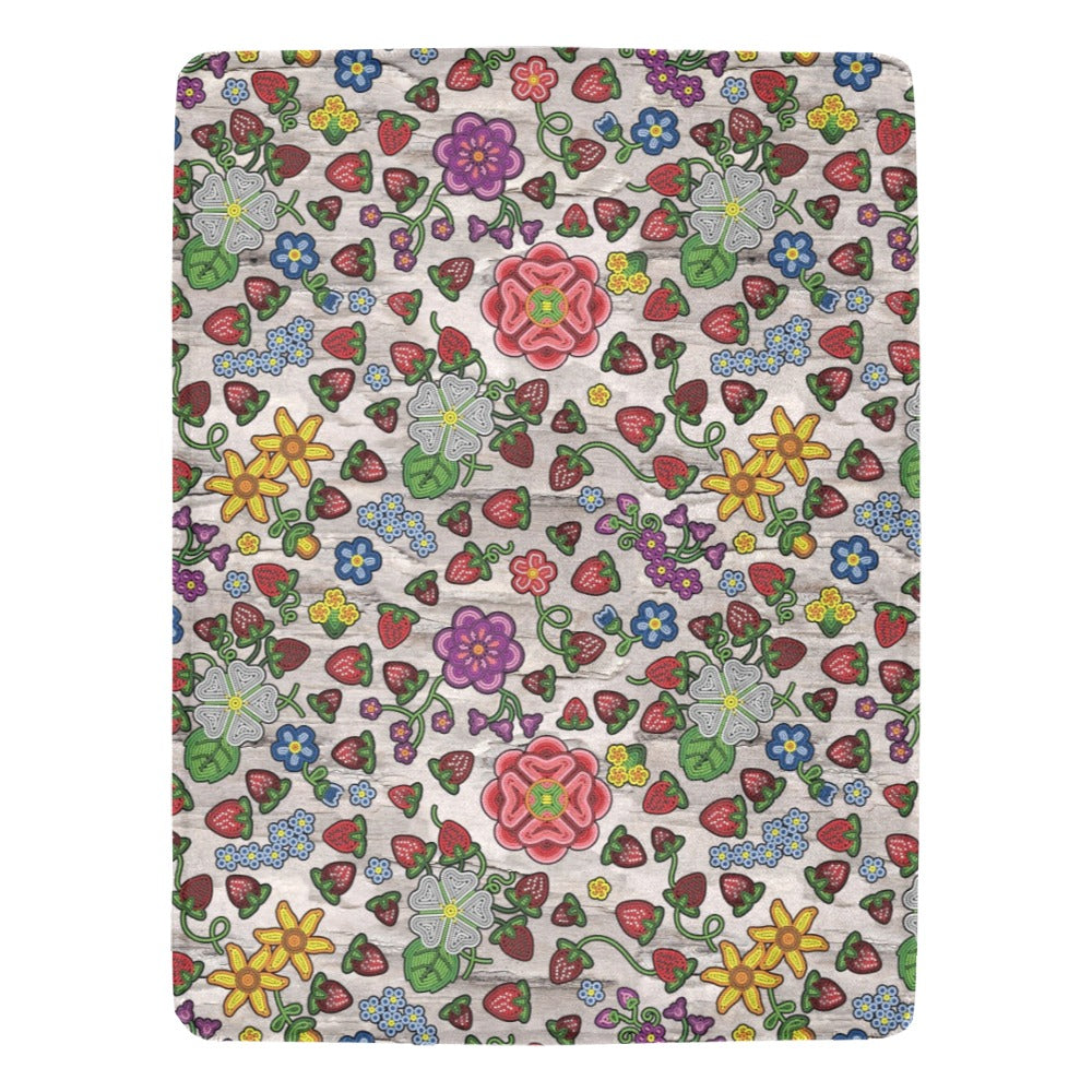 Berry Pop Bright Birch X-Large Micro Fleece Blanket