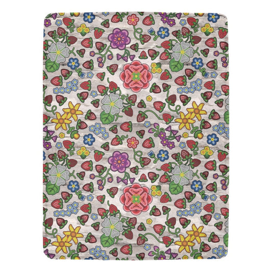 Berry Pop Bright Birch X-Large Micro Fleece Blanket