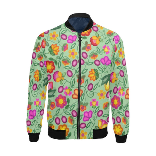 Boreal Bounty Green Bomber Jacket