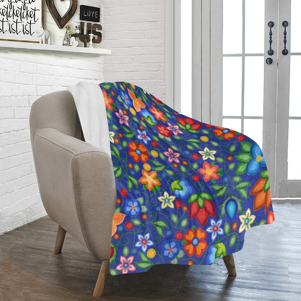 Morning Harmony Sapphire Ultra-Soft Micro Fleece Blanket 40"x50"