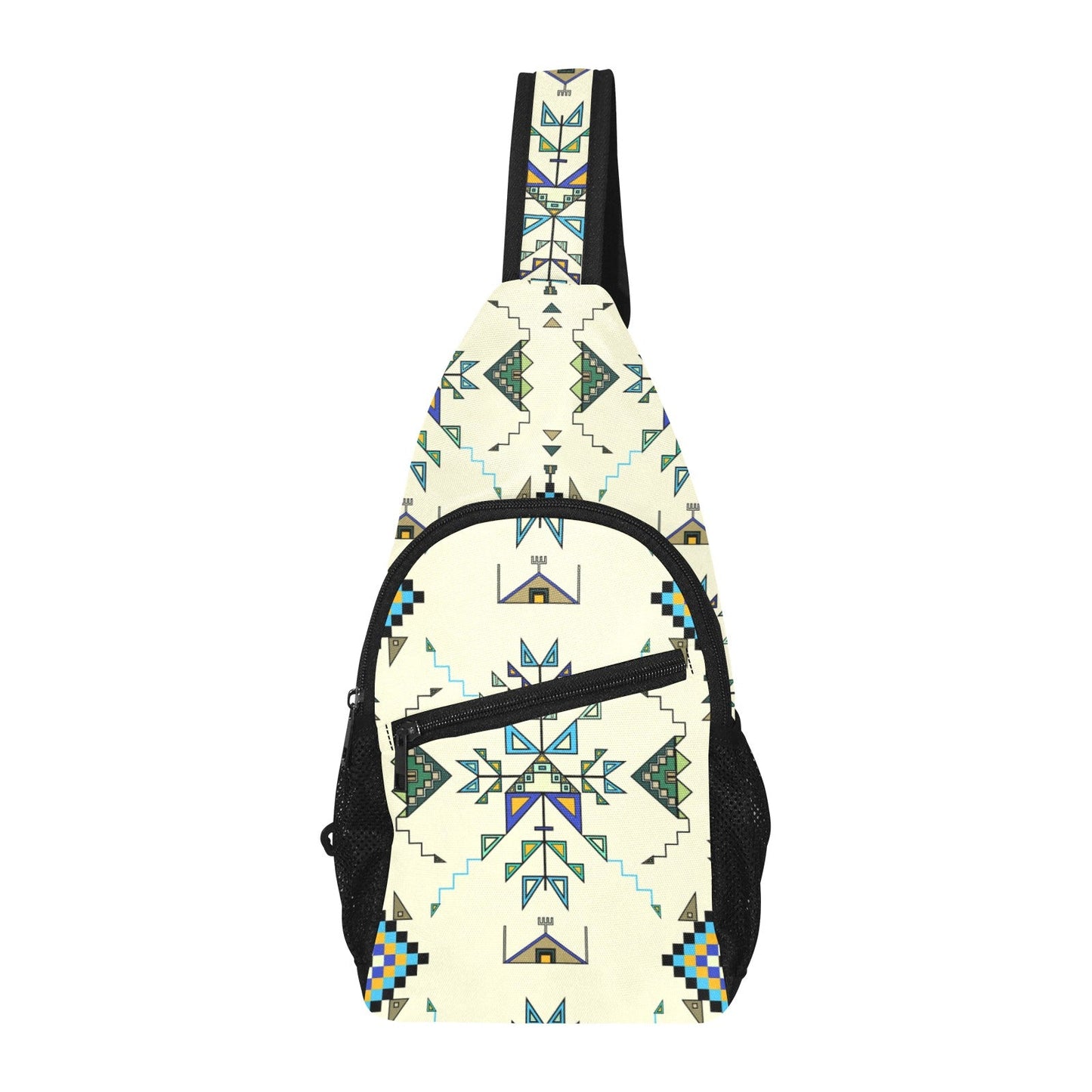 Bear Shield Cream Chest Bag