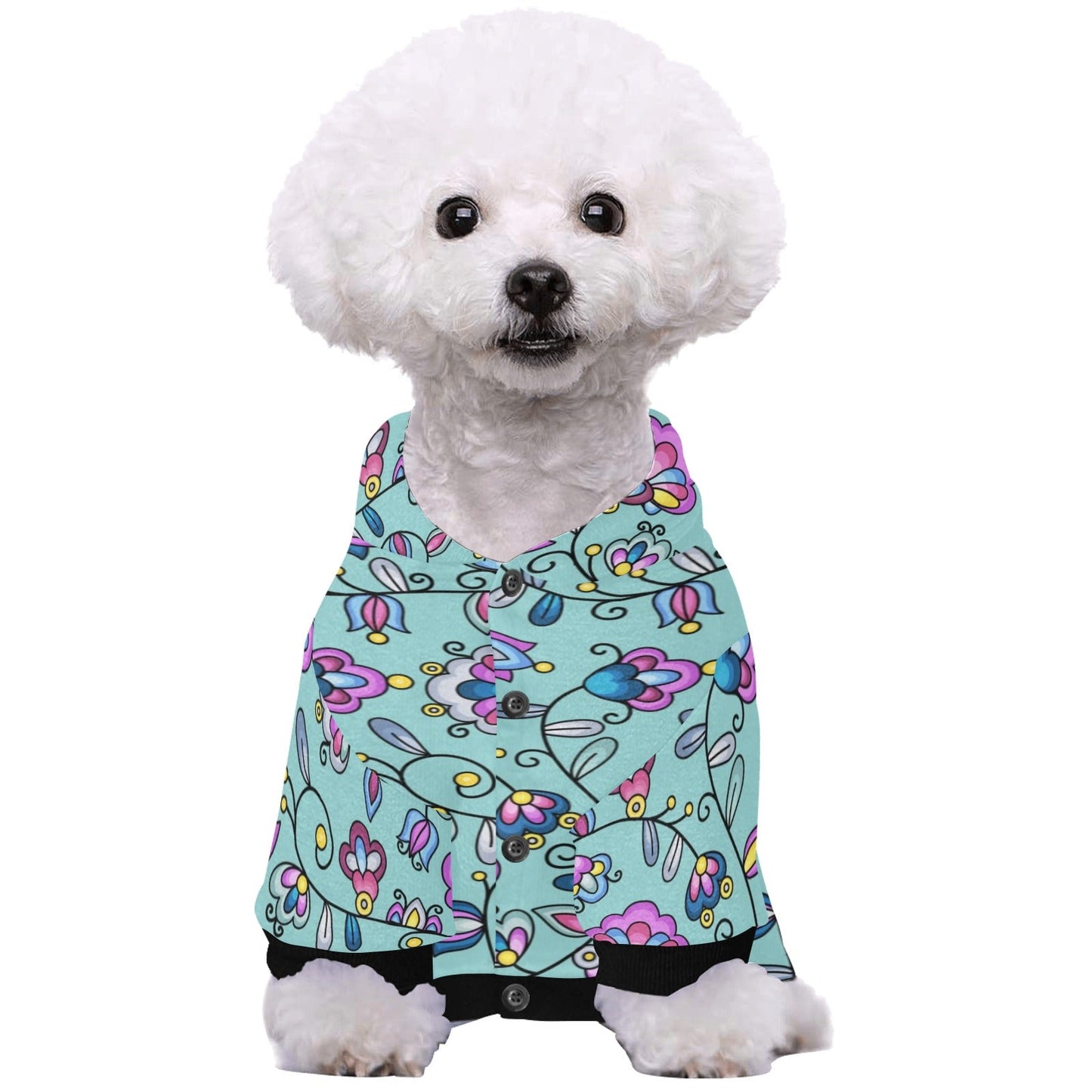 Autumn Bundle Blessing Turquoise Pet Dog Hoodie