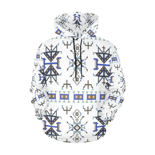 Eagle Strike White Hoodie for Men