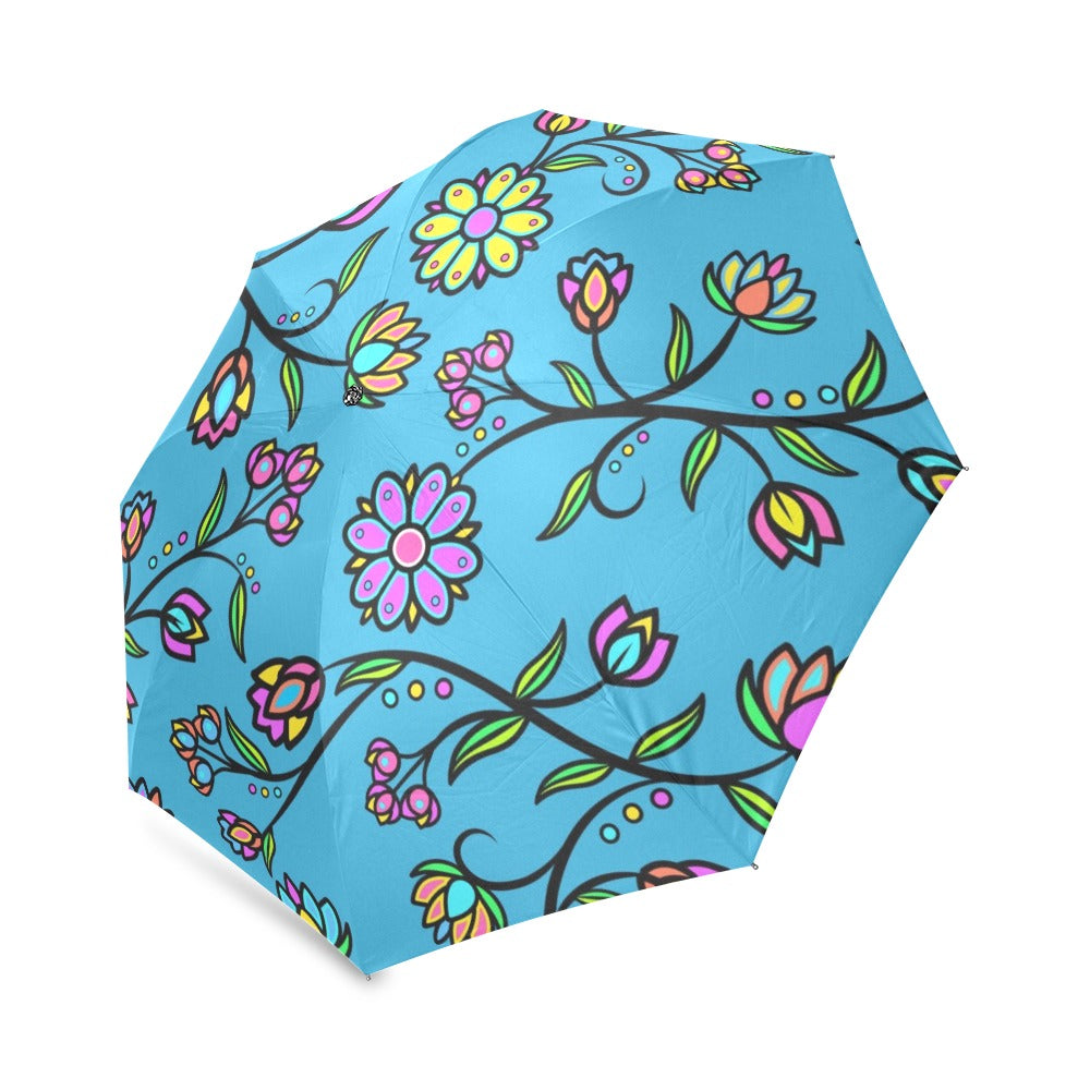 Cosmic Whisper Pastel Rainy Horizon Foldable Umbrella