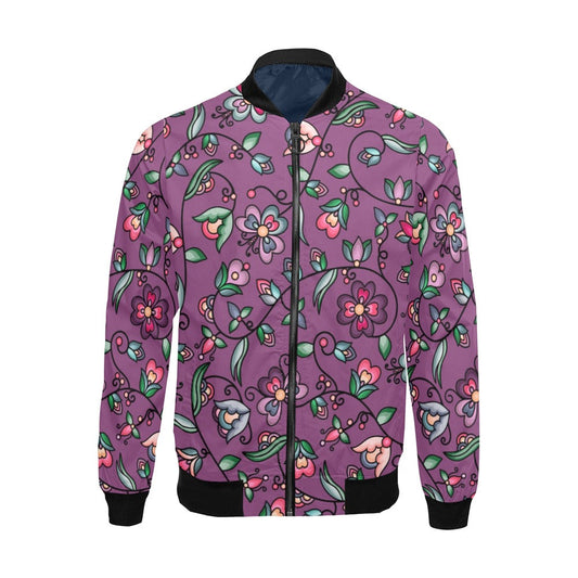 Amber Evening Garland Purple Bomber Jacket