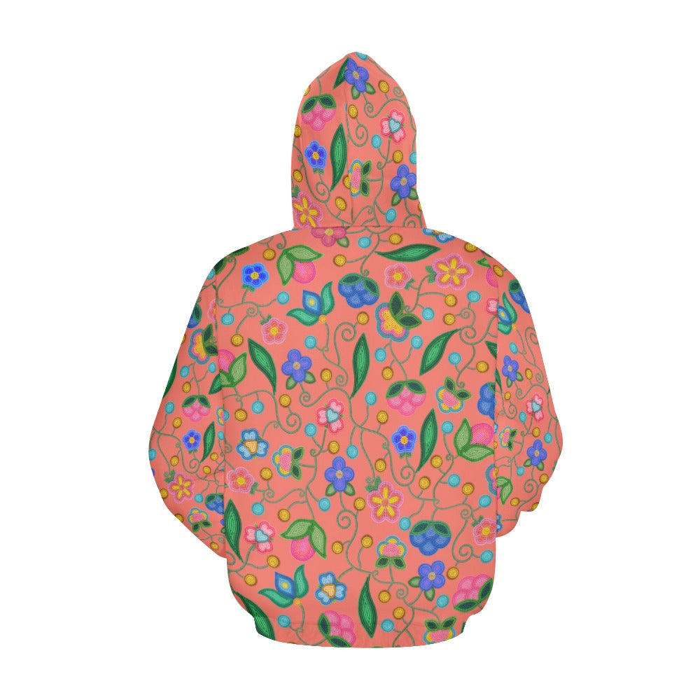 Skyberry Serenade Peach Hoodie for Women