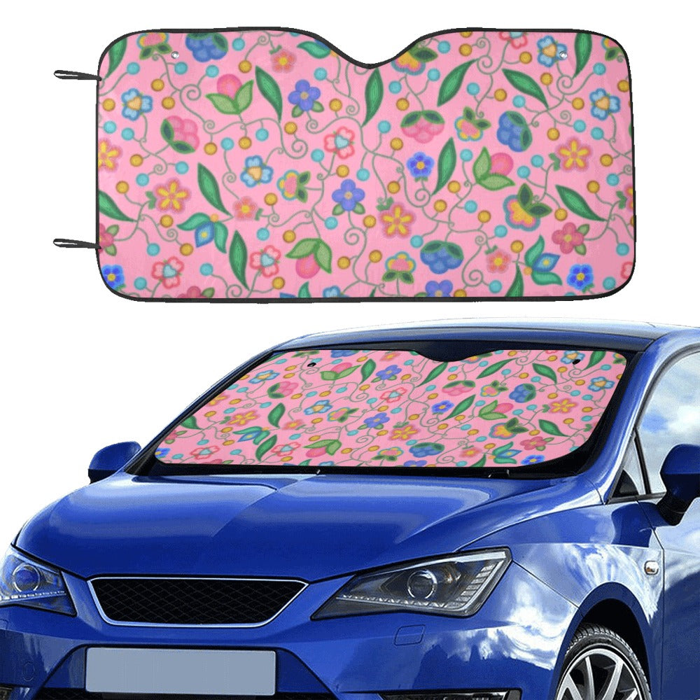 Skyberry Serenade Pink Car Sun Shade 55"x30"
