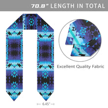 Load image into Gallery viewer, Blue Star Graduation Stole
