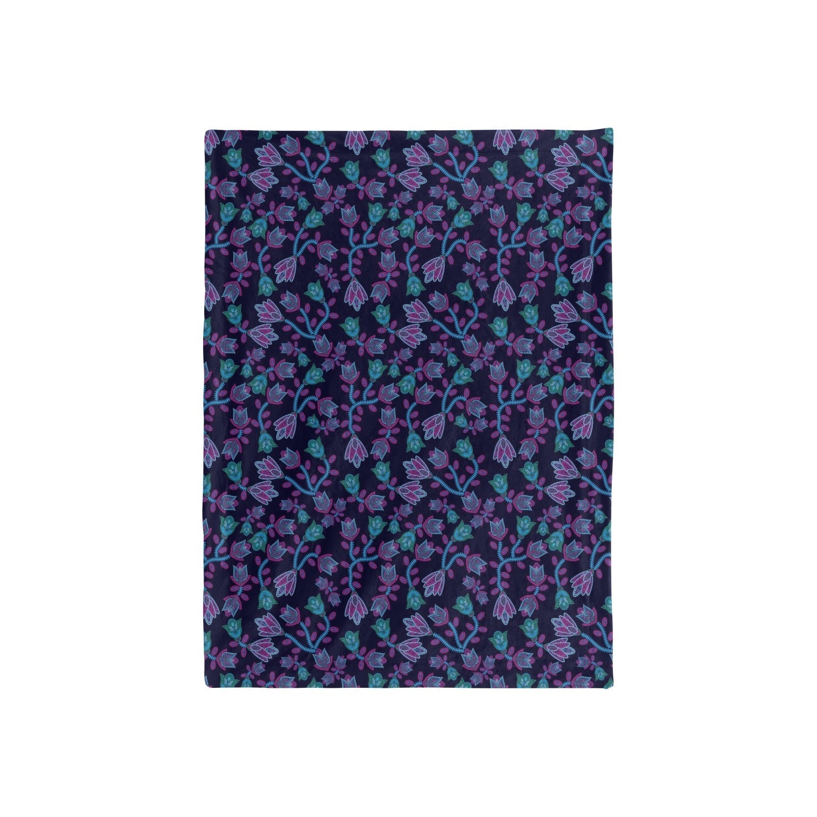 Beaded Blue Nouveau Baby Blanket 40"x50" Baby Blanket 40"x50" e-joyer 